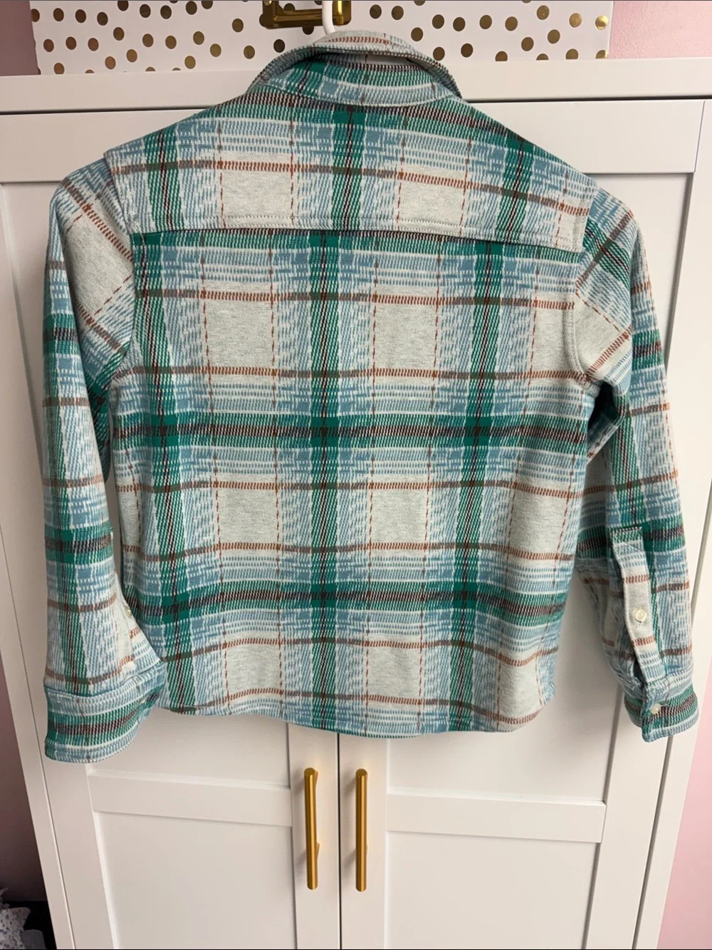 Crewcuts plaid button